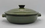 Emile Henry France Flame Ceramic Braiser Dutch Oven 3.4QT Moss Green. Mint. Fixed Price $80.00.