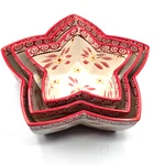 Temp-tations By Tara Old World Red Star Shaped Nesting Bowls Set Of 3 Bakeware. Fixed Price $29.99.