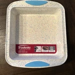 Trudeau Structure Silicone 8" X Square Cake Pan, Confetti - New!!. Fixed Price $32.00.