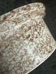 Robinson Ransbottom Brown Speckle Spongeware 2 Quart Usa Bowl Microwave Oven. Fixed Price $39.00.