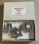 Vintage Gladd Hrollette Rosette Waffle Irons Of 3 Never Used. Fixed Price $18.00.