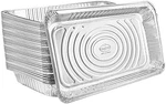 Aluminum Pans Full Size, Large Disposable Roasting & Baking 100 Pack, Silver. Fixed Price $213.99.