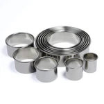 Stainless Steel Round Cookie Set, 12 Circular Biscuit Do.... Fixed Price $18.42.
