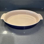 Creuset Cassis Purple Large Oval Casserole Baking Dish New Without Tags. Fixed Price $149.95.