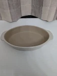 Pampered Chef Family Heritage Stoneware Small Oval Baker White Vanilla Glaze,new. Fixed Price $13.95.