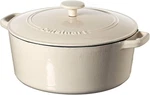 Cuisinart Quart Classic Enameled Cast Iron Round Casserole CI670-30CW Cream. Fixed Price $69.97.