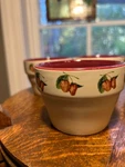Vintage Ceramic Strawberry Ramekin Set (5) With Glazed Red Interior. Fixed Price $24.98.