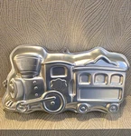 Wilton Train Engine Cake Pan 2003 Baking Mold #2105-2076 (pre-owned). Fixed Price $35.00.