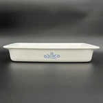 Vintage Corningware Blue Cornflower 12 X 7.5 Roasting Baking Pan Dish P-332. Fixed Price $29.99.