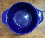 Chantal 2 Quart Cobalt Blue Bowl With Handles-freezer/micro/oven/dishwasher Safe. Fixed Price $14.99.