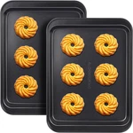 Small Cookie Sheets, Baking Pans, Nonstick Carbon Steel 2-PACK, 9. Fixed Price $14.57.