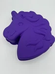 Baked With Love Unicorn Nonstick Silicone Cake Baking Pan Microwave & Oven Safe. Fixed Price $10.00.