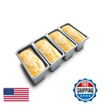 Fox Run Loaf Linked Non-stick Mini Bread Pans Set Of 4489. Fixed Price $38.38.