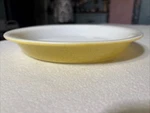 Pyrex Yellow Desert Dawn Round Pie Pan Baking Dish 209 8.5 Glass Baker Vtg. Fixed Price $22.39.