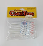 Vintage Wilton Easter Bunny Rabbit Cake Topper Tops Set Of 6 New Package. Fixed Price $6.95.