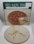 Huey-chang Taiwan Vintage Stoneware Round Pizza Baking 15" (stone Only). Fixed Price $24.00.
