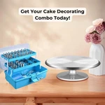 Stand With Non-slipping Bottom &cake Decorating Toolcombo Pack(bulk 3 Sets). Fixed Price $184.60.