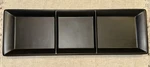 Chantal Black Divided Dish 91-FP38 Platter Plate 15 X. Fixed Price $11.95.