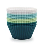 Sawnzc Silicone Baking Muffin Cups 12 Pack, Reusable Standard, Neutral Colors. Fixed Price $11.32.