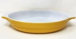 Emile Henry France Oval Baking Dish Yellow 10.5" X 7" Au Gratin Casserole. Fixed Price $28.00.