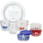 Pyrex 10-PIECE Glass Prep Bake And Store 100 Year Limited Edition Centennial Set. Fixed Price $49.99.