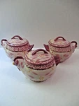 Rare Temp-tations By Tara Old World 16 Oz Pink Chicken Lid Presentable Ovenware. Fixed Price $56.96.