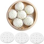 400PCS Small Bamboo Steamer Liners, Perforated Dumpling Paper 4IN Round An. Fixed Price $8.63.