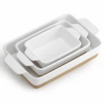 Ceramic Baking Dish, Casserole Dishes For Oven, Extra Deep Lasagna Pans With .... Fixed Price $73.51.