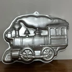 Vintage Wilton 1983 Railroad Train/ Locomotive Cake Pan 502-3649. Fixed Price $15.29.