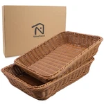Weenest Wicker Bread Basket, Woven Serving Tray, Stor.... Fixed Price $38.97.