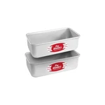 Fat Daddio's Anodized Aluminum Bread Pan, 7.75 X 3.75 2.5 Inch, Set Of 2, Silv. Fixed Price $40.11.