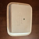 Le Creuset White Ceramic Rectangular Baking Dish 3.5 Qt 12.25" X 9.5" Oven Safe. Fixed Price $48.00.