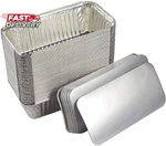 Juvale 50 Pack Aluminum Foil 2 Lb Disposable Loaf Pans With Lids For Baking Brea. Fixed Price $43.43.