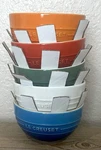 Le Creuset Rice Bowls Size 12 Ounce Of Rainbow Stoneware 350ML Box. Fixed Price $119.00.