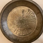Vintage Mrs Smith's Pie Plate Pan Baking Tin 9.5IN Mello-rich- Mcm Advertising. Fixed Price $8.00.