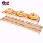 1 Pair Boards For Baking Bagels Cedar And Burlap (red). Fixed Price $19.99.