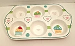 Boston Warehouse Psalms 34:8 Ceramic Cupcake Muffin Baking Pan. Fixed Price $29.99.