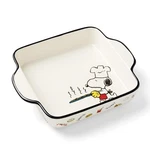 Square Baker Ceramic Snoopy Chef Design Lenox Model 897691. Fixed Price $51.99.