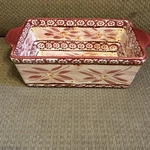 Temp-tations Old World Red 1.5 Quart Loaf Pan Dish Ovenware #. Fixed Price $19.50.