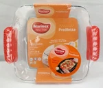 Marinex Prediletta Medium Square Glass Roaster Silicone Handles 2.6QT Tf. Fixed Price $27.73.