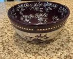 Temptations 2 Quart Floral Lace Basketweave Bowl Temp-tations By Tara. Fixed Price $20.00.