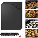 4 Pack Large Oven Liners For Bottom Of Electric Gas REUSABLE,17"X 25" Thick. Fixed Price $14.99.