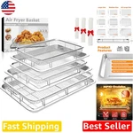 Value 9PC Air Fryer Basket & Tray Set Xl Ss - Dishwasher Safe, Healthy Cook. Fixed Price $113.39.