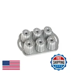 Nordic Ware Platinum Collection Anniversary Bundtlette Pan 86237. Fixed Price $69.19.