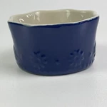Cocinaware Blue Daisy Ramekin Custard 8 Oz Oven Microwave Dishwasher Safe 4X 2.5. Fixed Price $9.58.