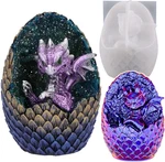 Vertical Dragon Egg Mold Dinosaur Silicone For Resin Candle. Fixed Price $15.28.