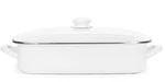 Golden Rabbit Enamelware 10.5 Qt. Roasting Pan With Glass Lid, 9 Color Choices. Fixed Price $136.00.