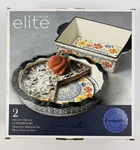 Gibson Elite Luxembourg Nib 2-PIECE Stoneware Dish And Baking Loaf Pan. Fixed Price $33.95.