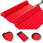 Euchoiz Silicone Baking Mat Roll 16IN*5FT Free Cutting, 60"L X 16"W, Red. Fixed Price $24.34.