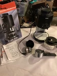 Krups Cafe Trio 996 Coffee Espresso, Cappuccino Maker W/frother, Germany Tested. Fixed Price $250.00.